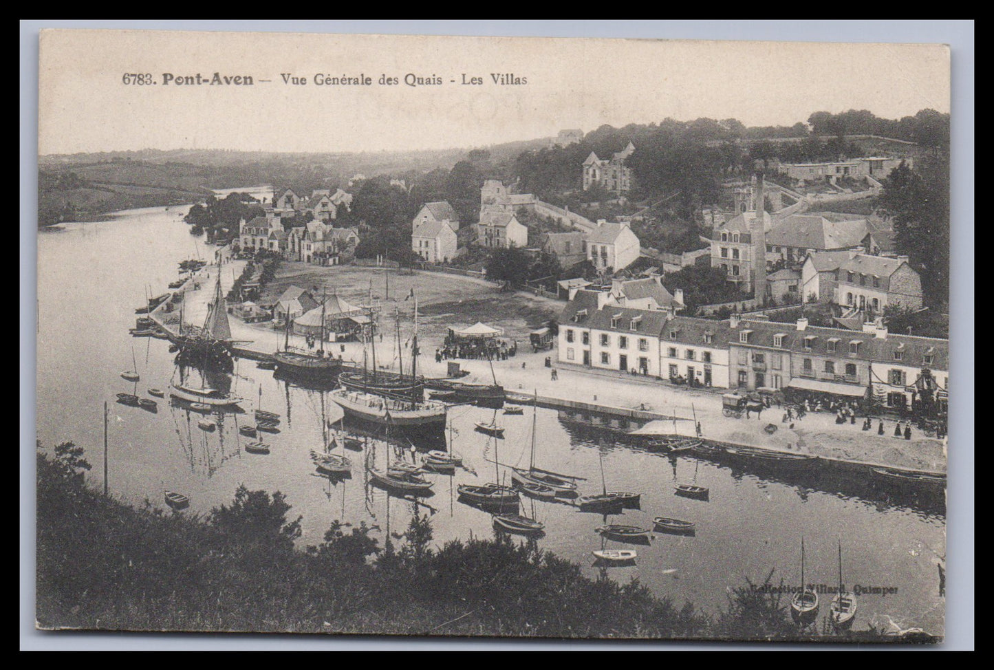 Ansichtskarte Pont-Aven / Vue generale - Frankreich