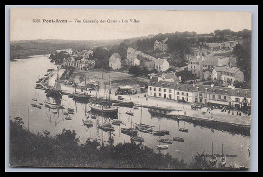 Ansichtskarte Pont-Aven / Vue generale - Frankreich