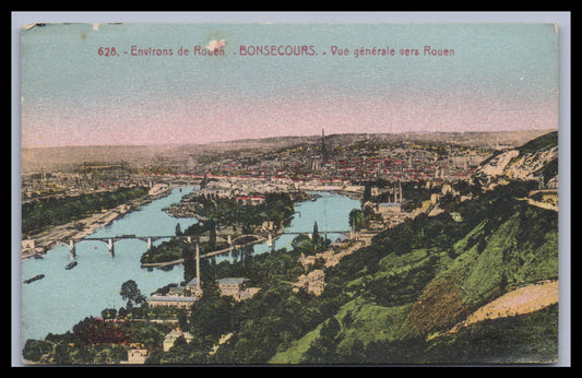 Ansichtskarte Bonsecours / Vue generale - Frankreich