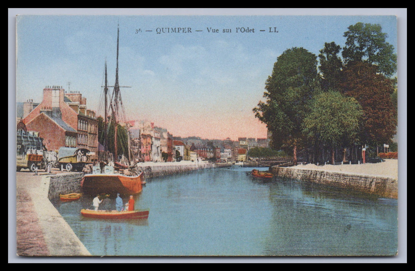Ansichtskarte Quimper / Vue sur l´ Odet - Frankreich