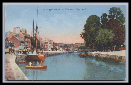 Ansichtskarte Quimper / Vue sur l´ Odet - Frankreich