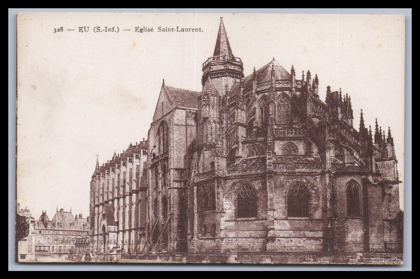 Ansichtskarte Eu / Eglise Saint-Laurent - Frankreich