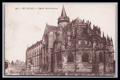 Ansichtskarte Eu / Eglise Saint-Laurent - Frankreich