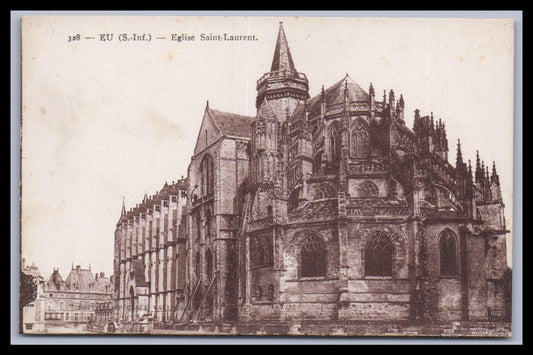Ansichtskarte Eu / Eglise Saint-Laurent - Frankreich