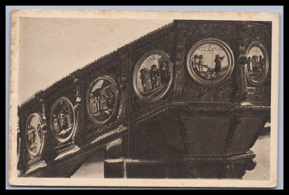 Ansichtskarte Locronan / Les medaillons de la Chaire a precher - Frankreich