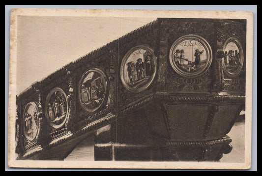 Ansichtskarte Locronan / Les medaillons de la Chaire a precher - Frankreich