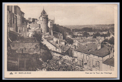 Ansichtskarte Bar-le-Duc / Vue sur la Tour de l´ Horloge - Frankreich