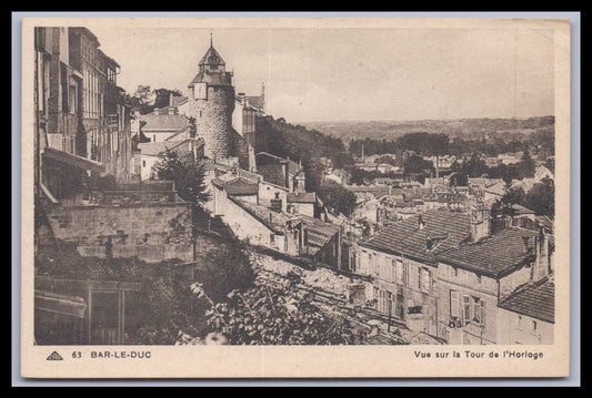 Ansichtskarte Bar-le-Duc / Vue sur la Tour de l´ Horloge - Frankreich