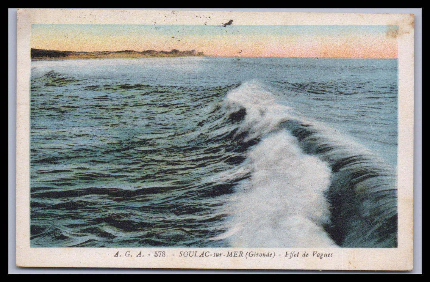 Ansichtskarte Soulac-sur-Mer / Effet de Vogues - Frankreich