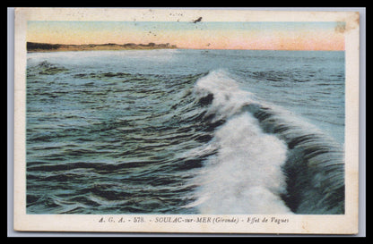 Ansichtskarte Soulac-sur-Mer / Effet de Vogues - Frankreich