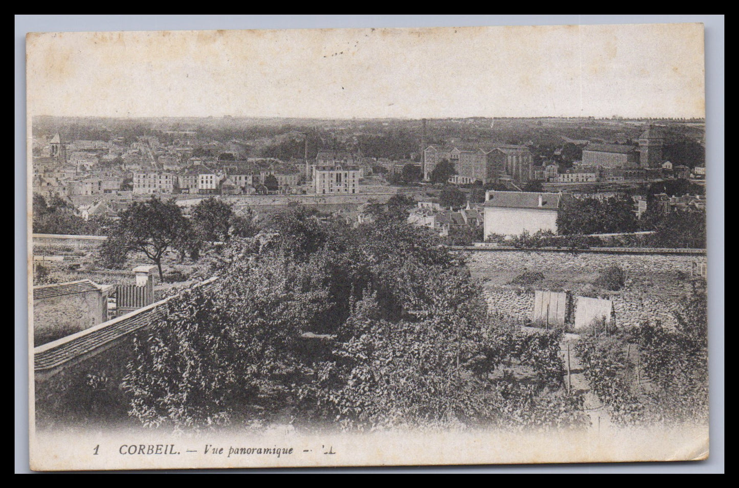 Ansichtskarte Corbeil / Vue panoramique - Frankreich