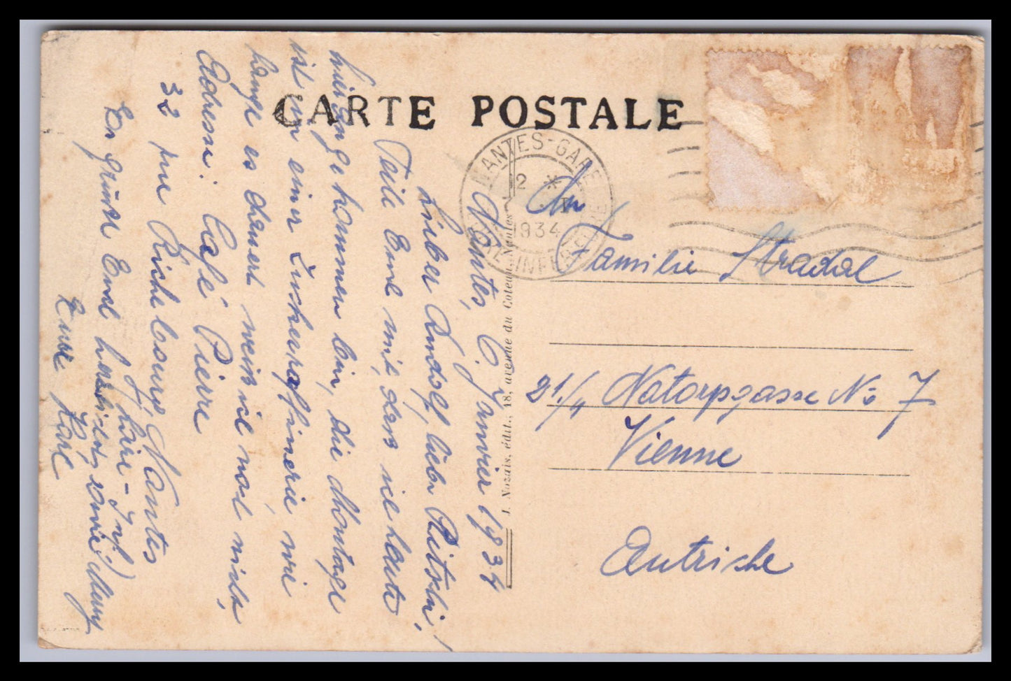 Ansichtskarte Nantes / Le Chateau a la Duchesse Anne - Frankreich