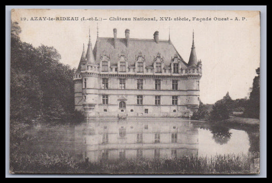 Ansichtskarte Azay-le-Rideau / Chateau National - Frankreich