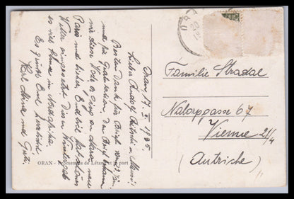 Ansichtskarte Oran / Promenade de Letang et le port - Frankreich