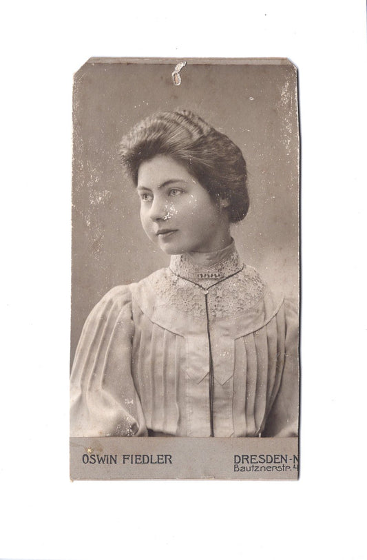 Fotografie Damenportrait - Dresden 1900er