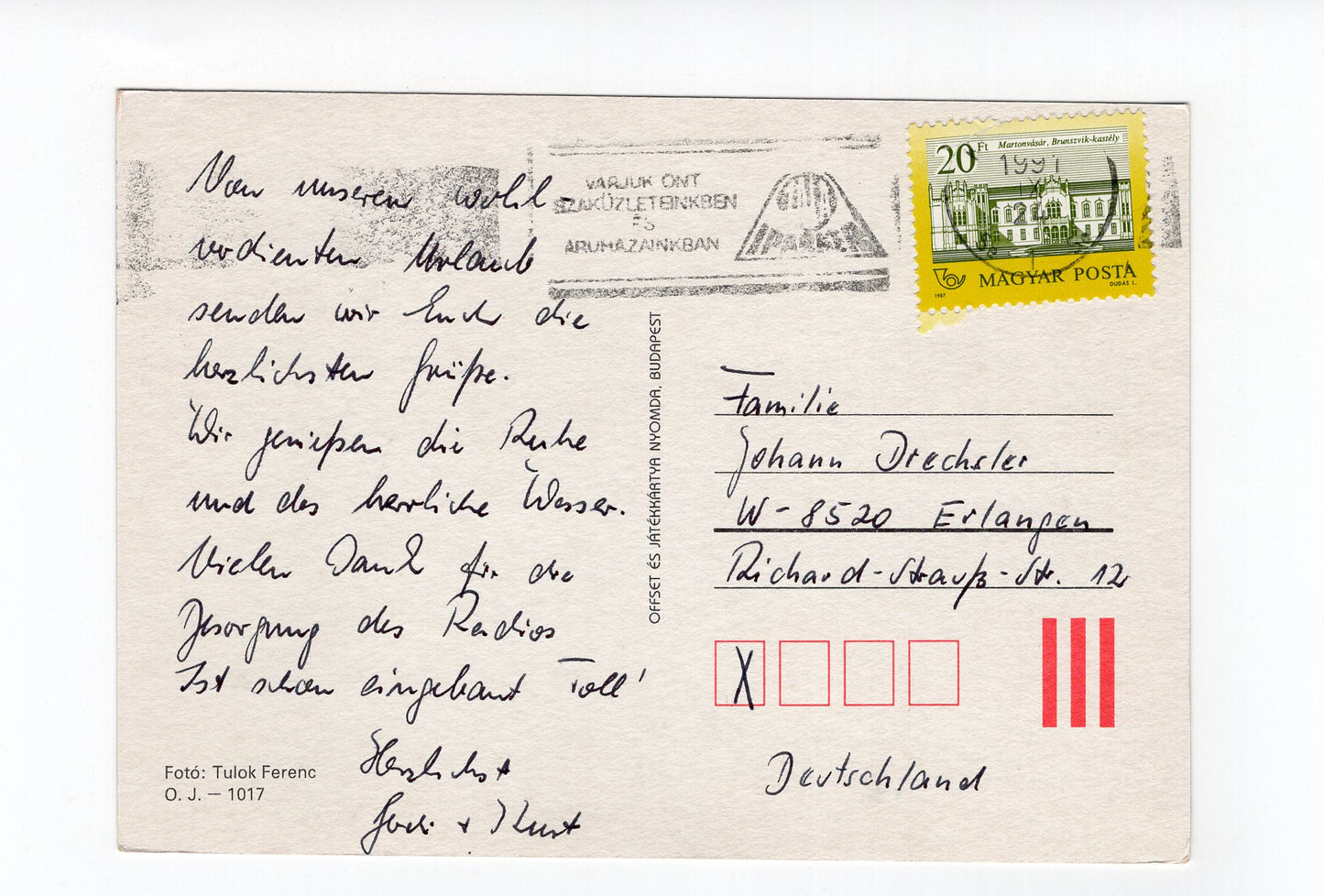 Ansichtskarte Heviz / Ungarn