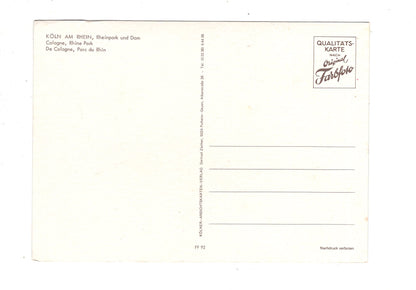 Ansichtskarte Köln am Rhein / Rheinpark und Dom / M1-64