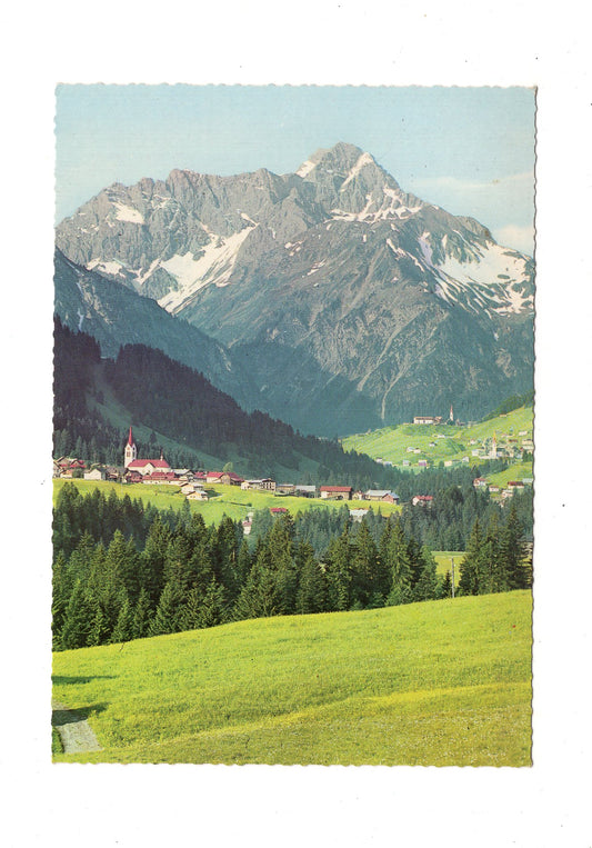 Ansichtskarte Kleinwalsertal mit Riezlern +++ Österreich