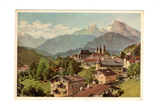 Ansichtskarte Berchtesgaden mit Watzmann +++