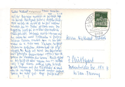 Ansichtskarte Helgoland / Siemensterrasse / J1-67