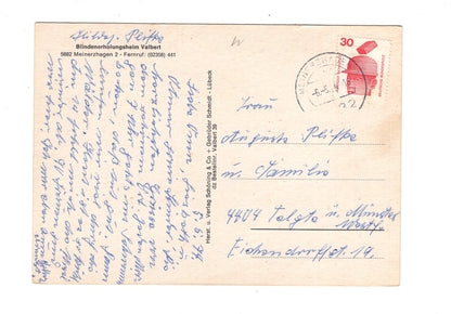 Ansichtskarte Blindenerholungsheim Valbert / Ebbegebirge / I1-53