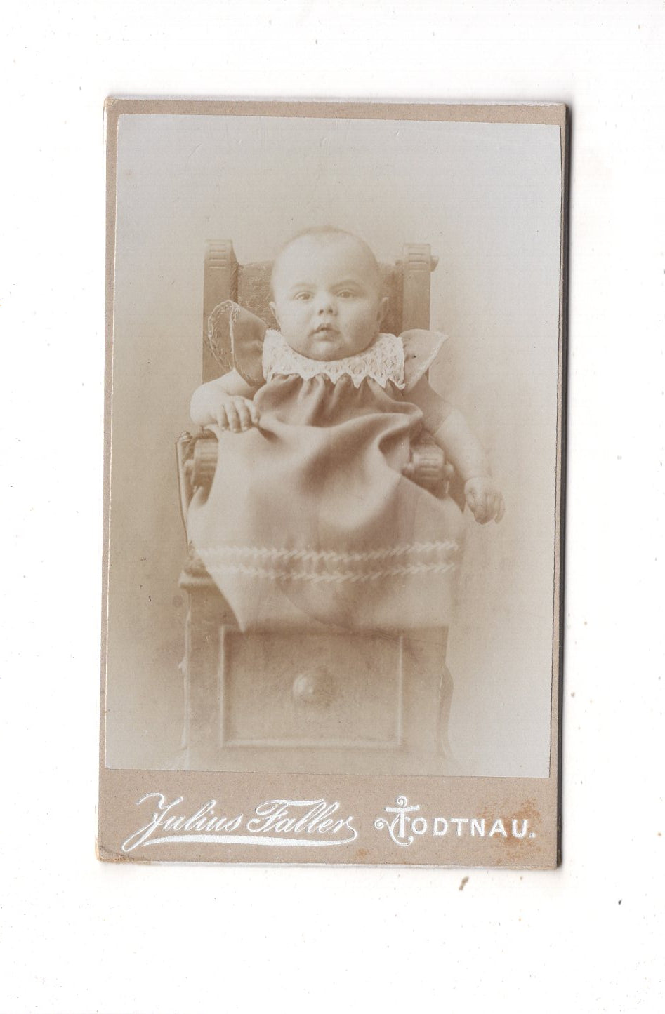 Fotografie Schönes Kinderbild / Baby - Todtnau 1890er / CDV N1-10