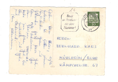 Ansichtskarte Feiertage / Frohe Weihnachten / K1-62