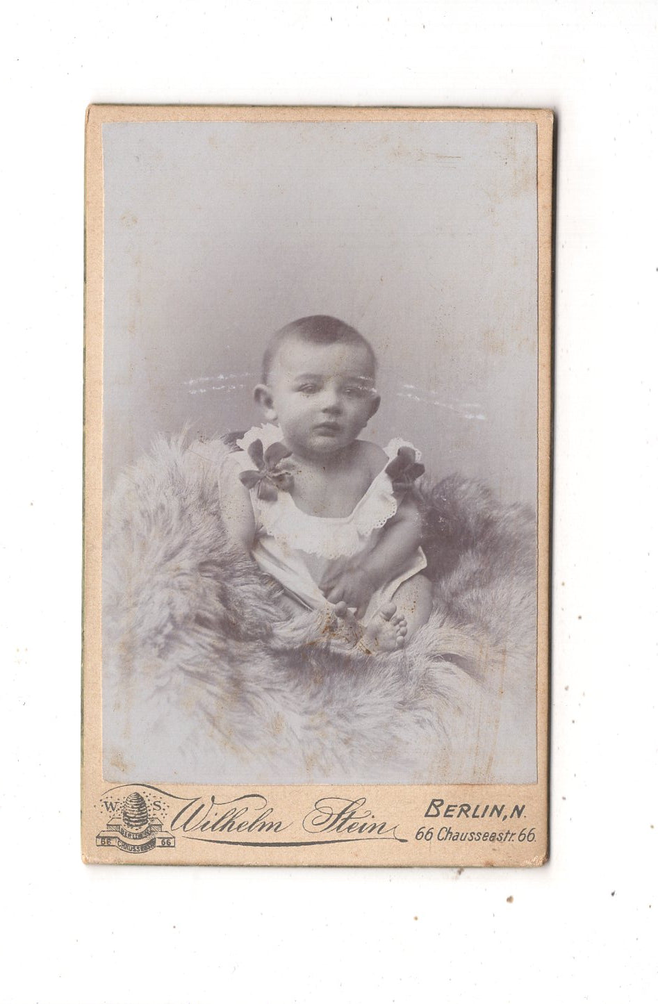 Fotografie Schönes Kinderbild / Baby - Berlin 1890er