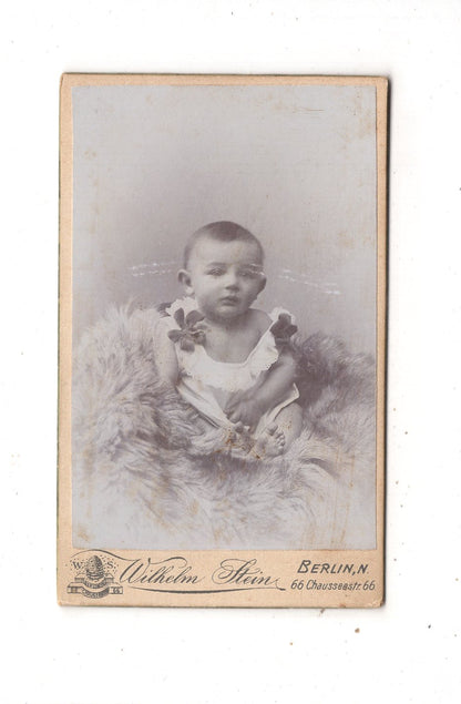 Fotografie Schönes Kinderbild / Baby - Berlin 1890er