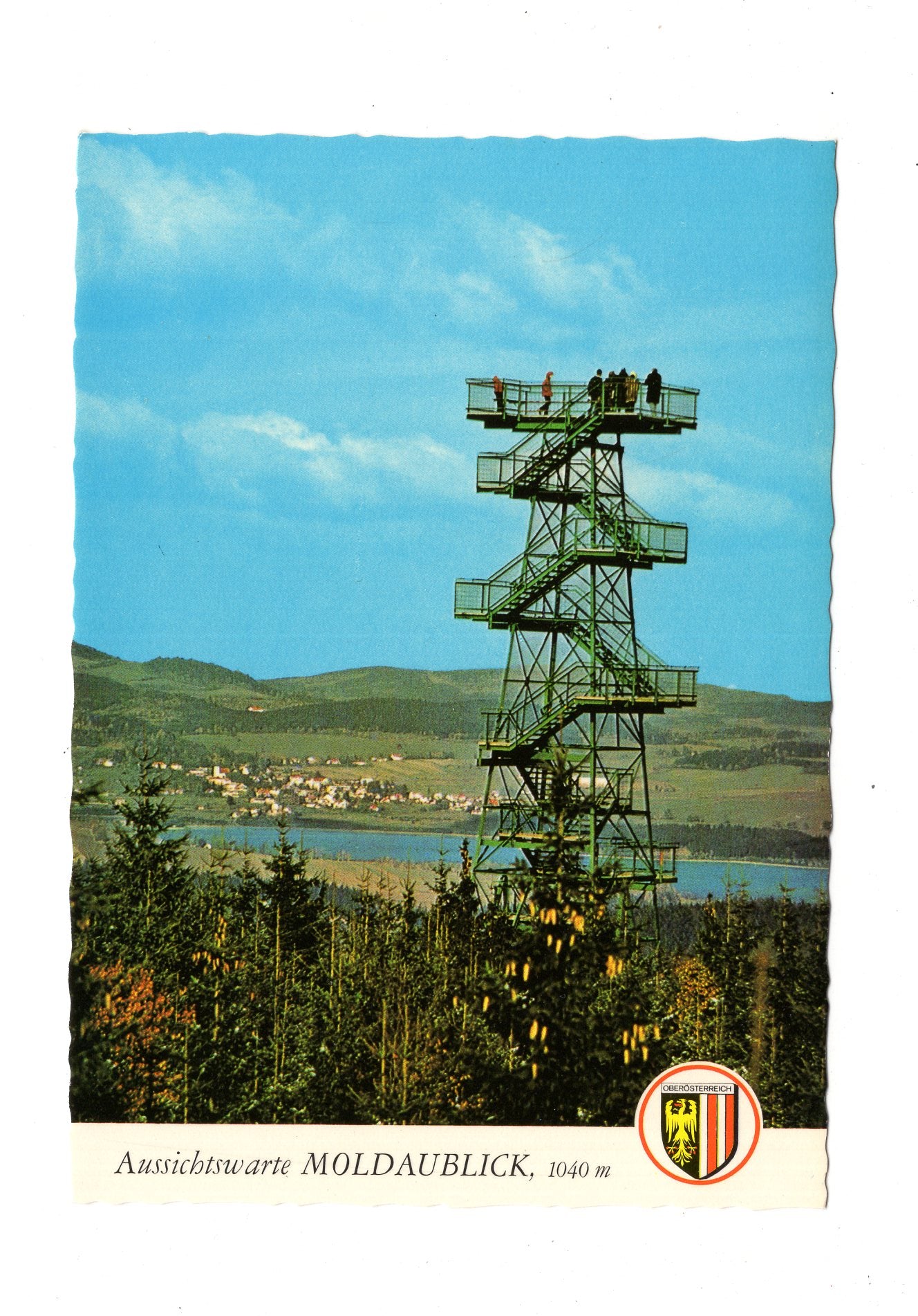Ansichtskarte Aussichtswarte Moldaublick / Oberösterreich / Österreich