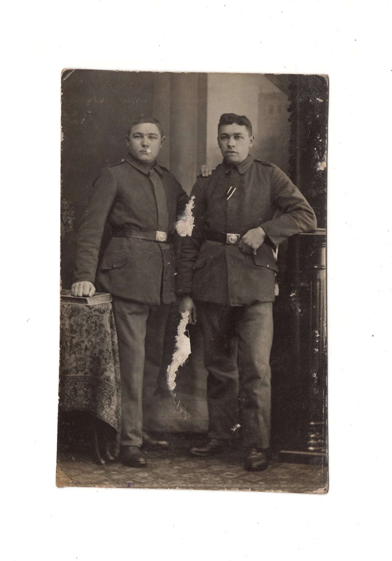 Ansichtskarte Soldaten / Soldatenportrait - Frankreich 1918