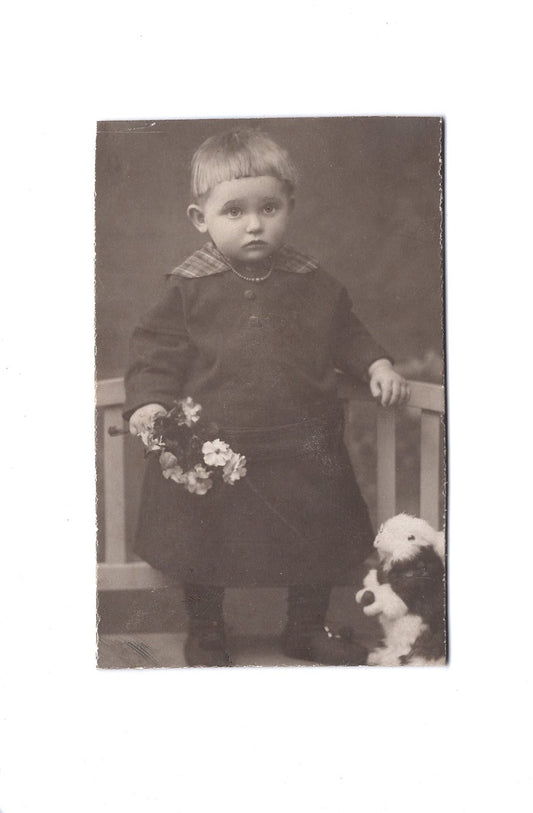 Fotografie Niedliches kleines Mädchen - Klosterneuburg um 1910