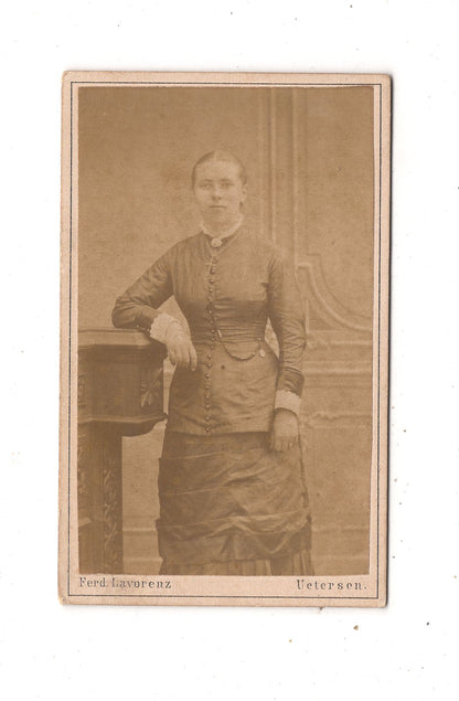Fotografie Feine Dame - Uetersen um 1880
