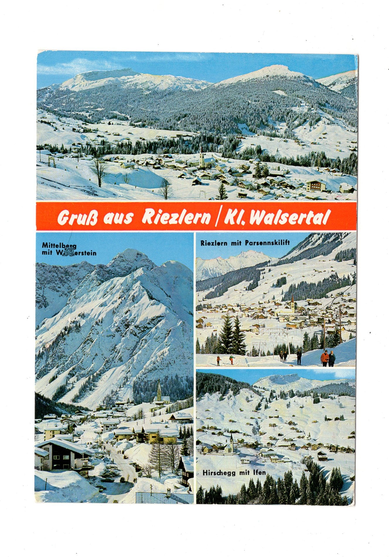 Ansichtskarte Riezlern / Kleinwalsertal / Österreich