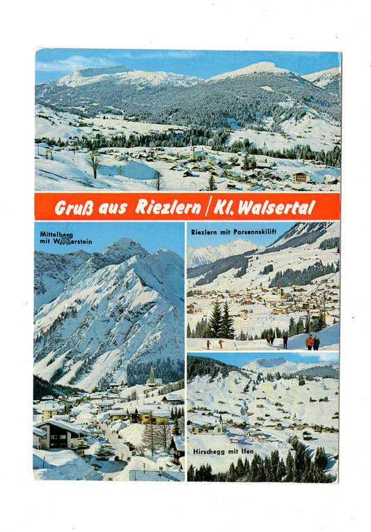 Ansichtskarte Riezlern / Kleinwalsertal / Österreich