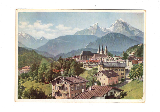 Ansichtskarte Berchtesgaden mit Watzmann +++