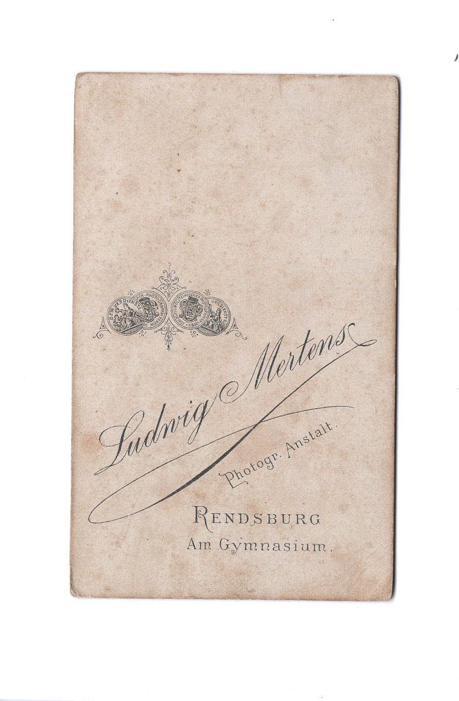 Fotografie Soldat / Soldatenportrait - Rendsburg 1890er