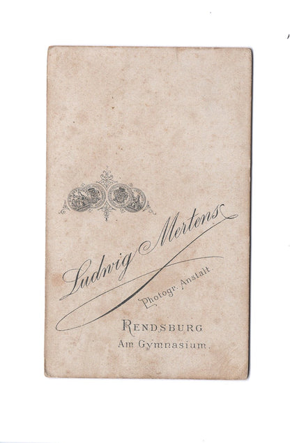 Fotografie Soldat / Soldatenportrait - Rendsburg 1890er