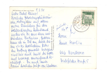 Ansichtskarte Wertheim am Main und Tauber