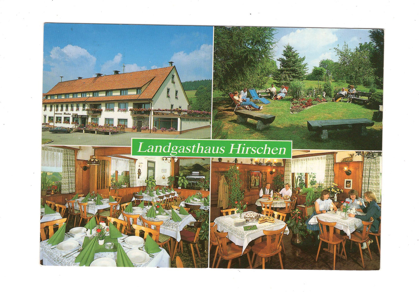 Ansichtskarte Landgasthaus-Hotel Hirschen / Wolpadingen / Dachsberg