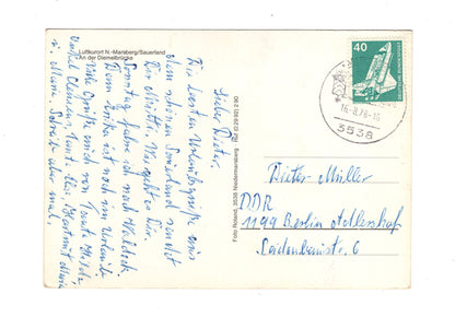 Ansichtskarte Marsberg / Sauerland / An der Diemelbrücke