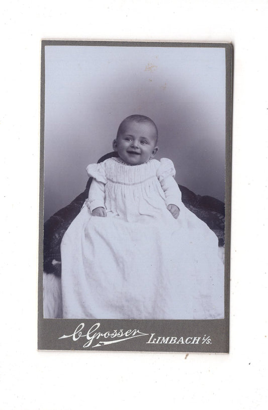 Fotografie Schönes Kinderbild / Baby - Limbach 1890er / CDV N1-10