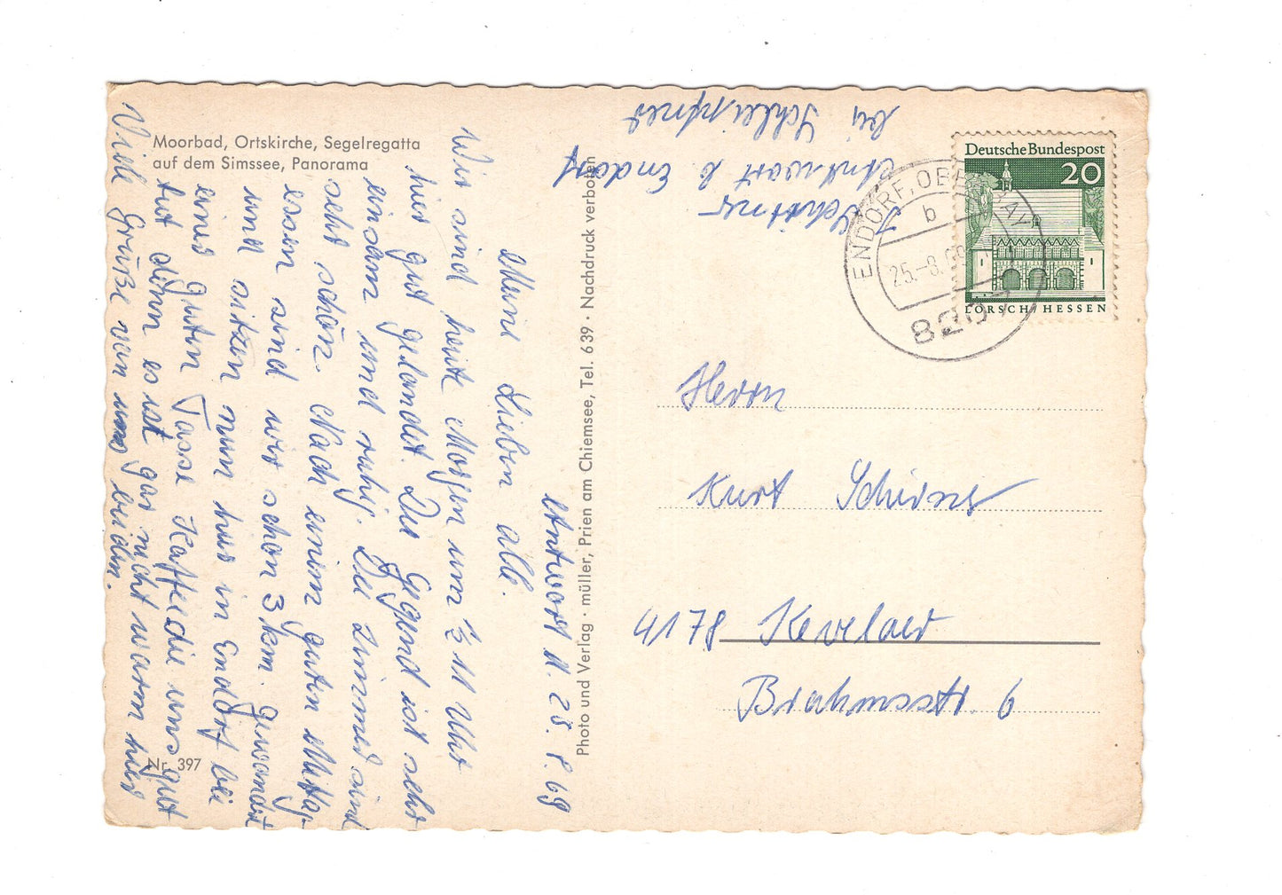 Ansichtskarte Endorf im Chiemgau