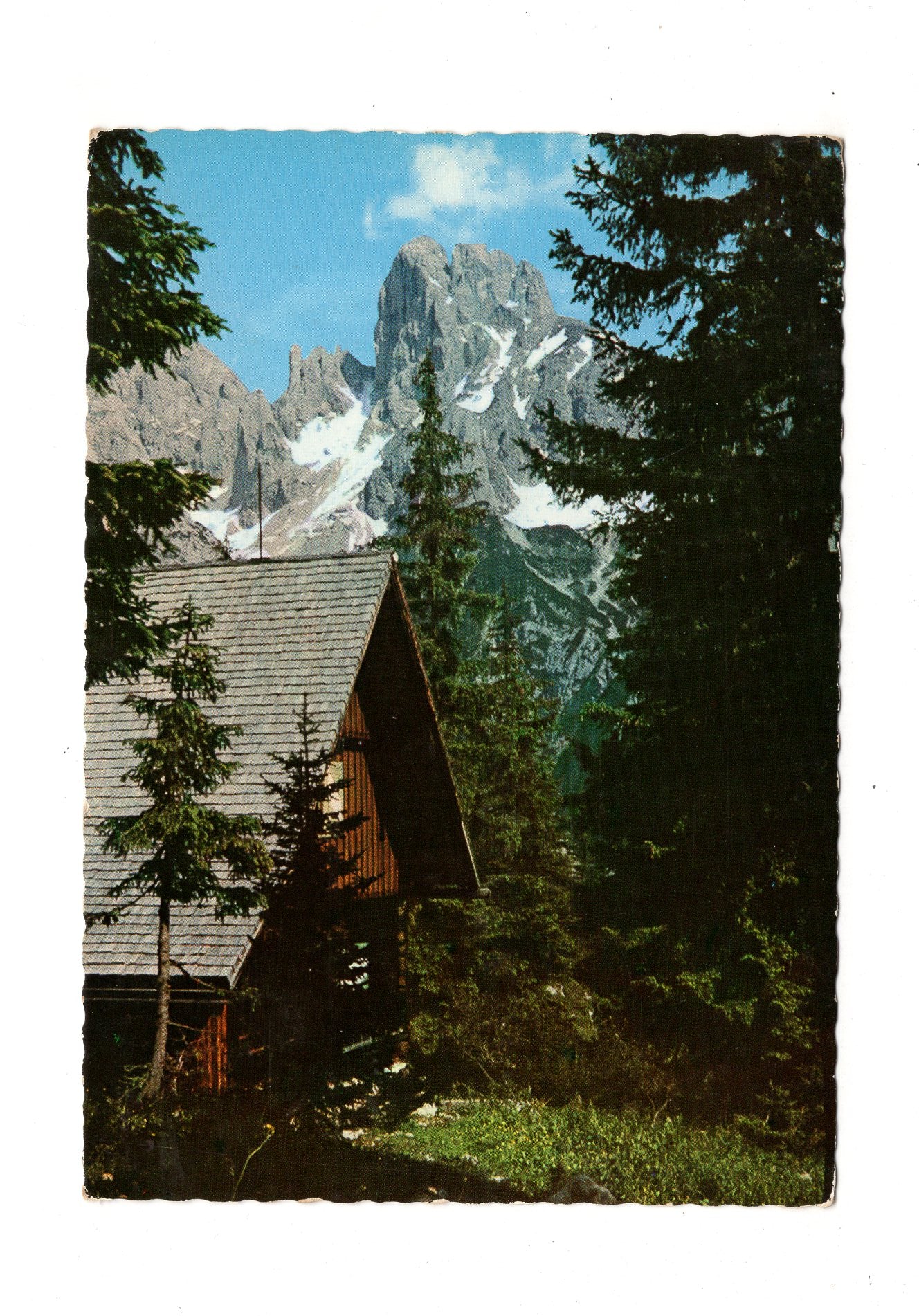 Ansichtskarte Theodor-Körner-Hütte / Gosaukamm / Österreich