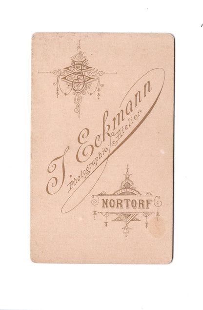 Fotografie Soldat / Soldatenportrait - Nortorf 1880er