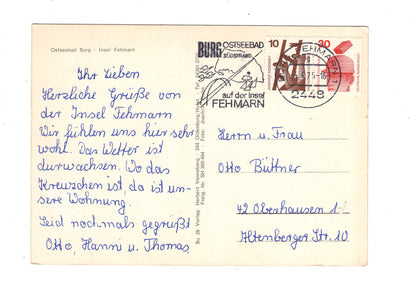 Ansichtskarte Insel Fehmarn / Ostseebad Burg / L1-67