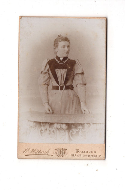 Fotografie Feine Dame - Hamburg 1890er