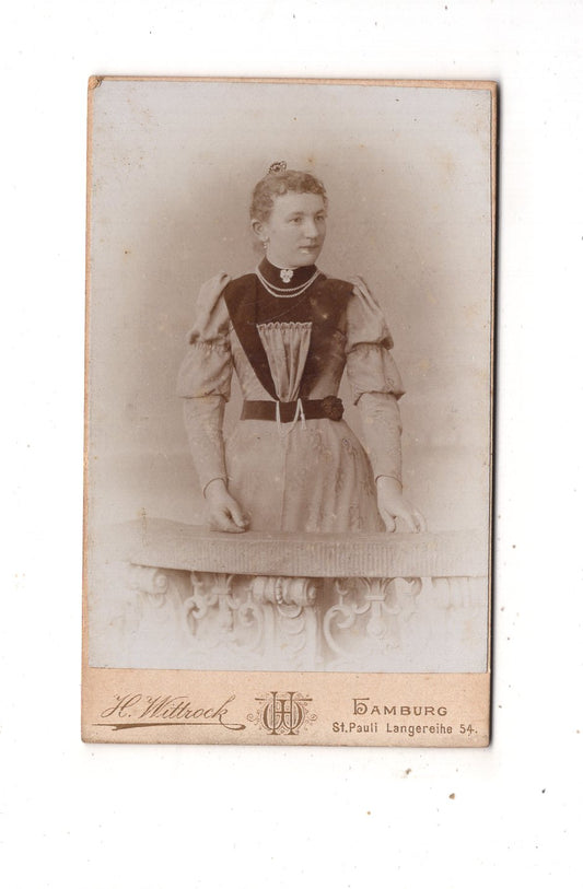 Fotografie Feine Dame - Hamburg 1890er