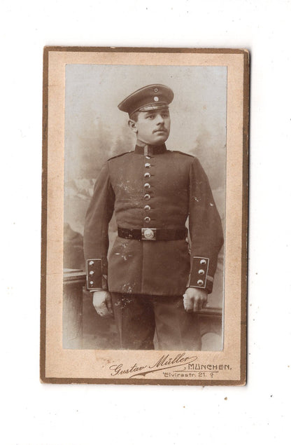 Fotografie Soldat - München 1890er