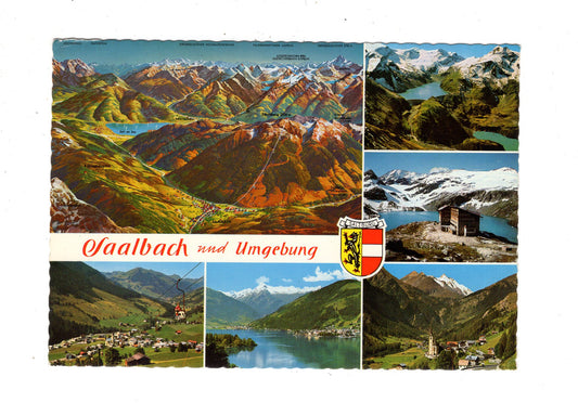 Ansichtskarte Saalbach und Umgebung / Österreich